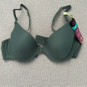 Maidenform olive green tee shirt bra